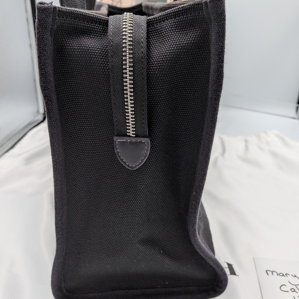 Coach Black and Gold Canvas Tote - Picture 5 of 16